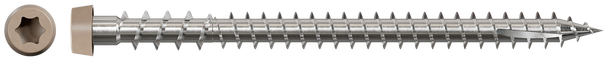 Image of Simpson Deck-Drive™ DCU COMPOSITE Screw (Collated) - #10 x 2-3/4" 316 Stainless Steel, Gray 01 (1000/Box)