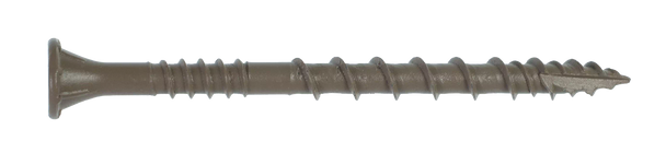 Image of Simpson Deck-Drive™ DSV WOOD Screw - #8 x 1-1/4" T-25, Flat Head, Quik Guard®, Red (1750/Box)