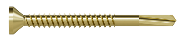 Image of Simpson Strong-Drive® PPHD SHEATHING-TO-CFS Screw (Coll.) - #8 x 1-15/16" T25, Yellow Zinc (2000/Box)