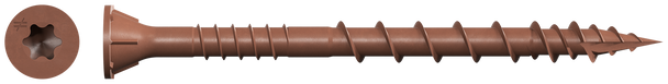 Image of Simpson Deck-Drive™ DSV WOOD Screw (Collated) - #10 x 2-1/2" T25 6-Lobe, Red (1000/Box)