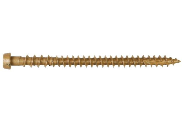 Image of Simpson Deck-Drive™ DCU COMPOSITE Screw (Collated) - #10 x 2-3/4" Quik Guard® Tan 03 (1000/Box)
