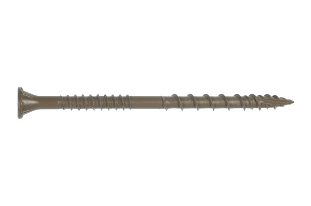 Image of Simpson Deck-Drive™ DSV WOOD Screw - #10 x 3" T-25, Flat Head, Quik Guard®, Tan (350/Box)