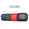 Airpods Pro Shockproof TPU Carrying Case Cover Skins with Keychain for Blackpod Pro Earbuds (Carbon Fiber)