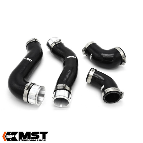 MST Performance Black Silicone Boost Pipe Kit for 1.4 Twincharger EA111 Engine