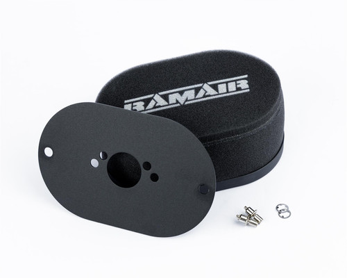 Carburettor Foam Air Filter with Baseplate to fit SU HS2 1.25in (32mm Mini Offset) - 25mm Internal Height - RS2V2-257-401
