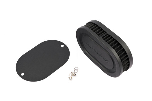 Pleated Carb Intake Air Filter MultiFit Blank Plate 25mm Int Height - PR-RS2V2-245-402