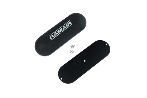 Twin Domed Carb Air Filter & Blank Baseplate - 90mm Internal Height - RT3D-234-090