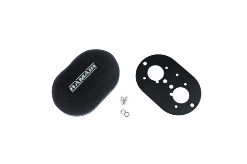 Domed Carb Air Filter & Baseplate to fit Weber 40 IDF - 100mm Internal Height - RS2D-240-100
