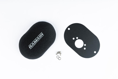 Domed Carb Air Filter & Baseplate to fit SU HS6 (Mini Offset) - 40mm Internal Height - RS2D-248-040