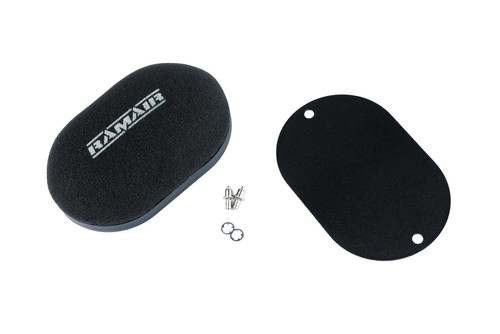 Domed Carb Air Filter & Blank Baseplate - 40mm Internal Height - RS2D-245-040