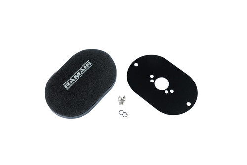 Domed Carb Air Filter & Baseplate to fit SU HS4, HIF4, HIF38 1.5in -100mm Internal Height - RS2D-202-100