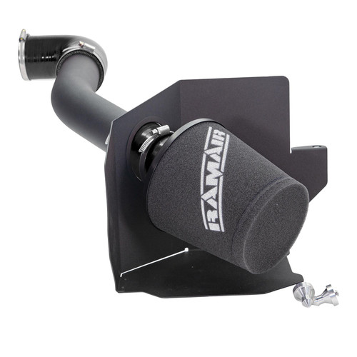 Ramair Air Filter Intake Kit & Crossover Pipe for Fiesta MK8 1.0 Ecoboost - Black Hoses - BUNDLE-JSK-136-BK-TI-130-BK