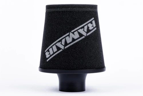 Ramair Foam Jet Stream Large Cone Air Filter70mm (2.75inch) OD Black