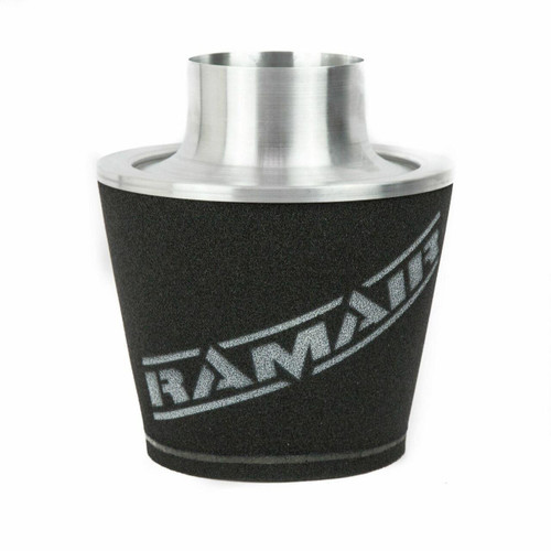 Ramair Large Foam Filter Aluminium Base 100mm (3.9inch) OD SIlver
