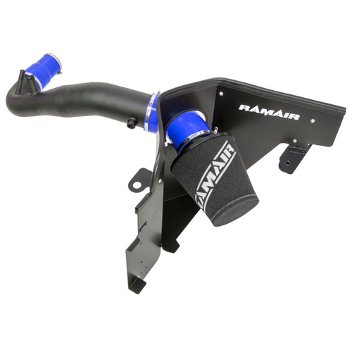Ford Mustang Ramair Induction Kit – Performance Foam Induction Kit for 2.3 Ecoboost Ford Mustang - Blue Hose - JSK-126-BL