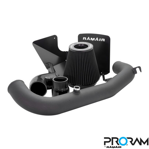 Ford Focus Ramair Induction Kit – Performance Pleated Induction Kit for 2.3 Ecoboost MK3 Ford Focus RS - Black Hose - PRK-118-BK