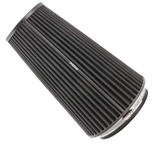 Ramair Pleated Universal XL Cone Air Filter Intake with Velocity Stack 102mm (4inch) OD - PR-CC-196-VS-102-BK