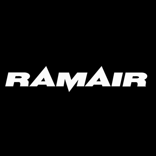 STICKER-750-WT - White Ramair Sticker 750mm