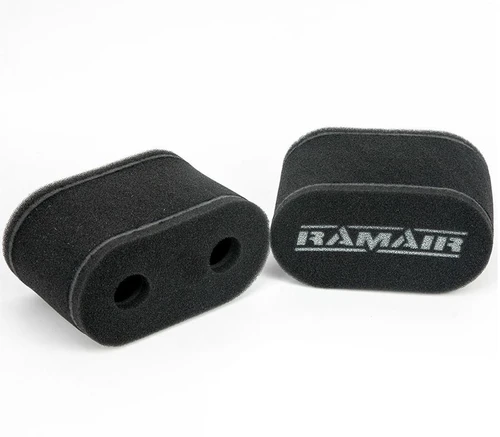 Carb Sock Foam Air Filters Caged 2x 84mm - Medium - CS-908-C