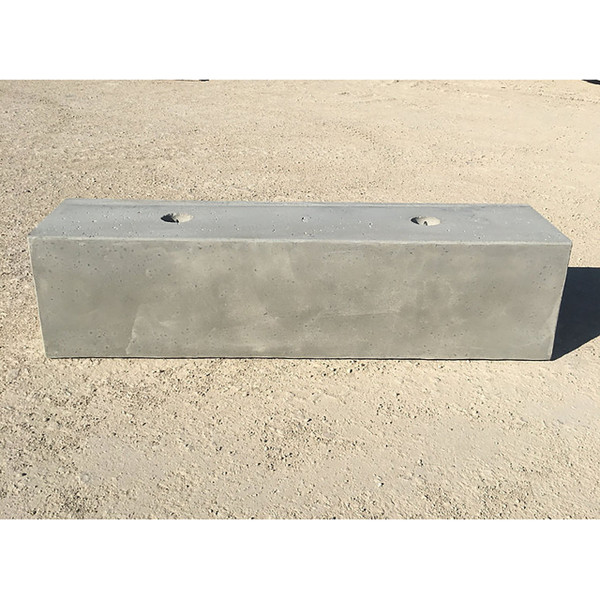 2' x 2' x 8' Interlocking Flat Top Concrete Block