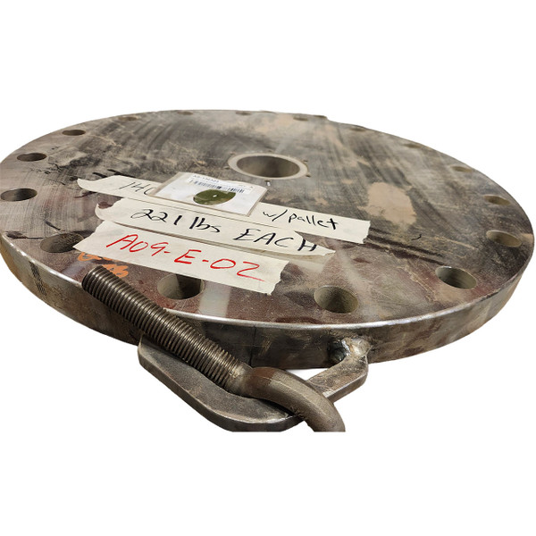 18" CL150 BLIND FLANGE MACHINED FOR KIMRAY CCF Trunion