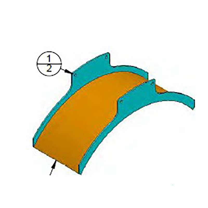 INLET DIVERTER ASSEMBLY FOR 4' VESSEL/SEPARATOR
