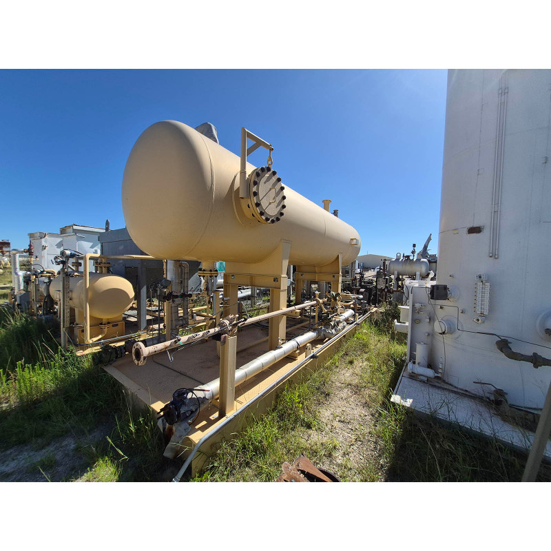 Used ASME Stabilizer Feed Vessel Tank Assembly – 270 PSI MAWP – Newpoint Gas Services
