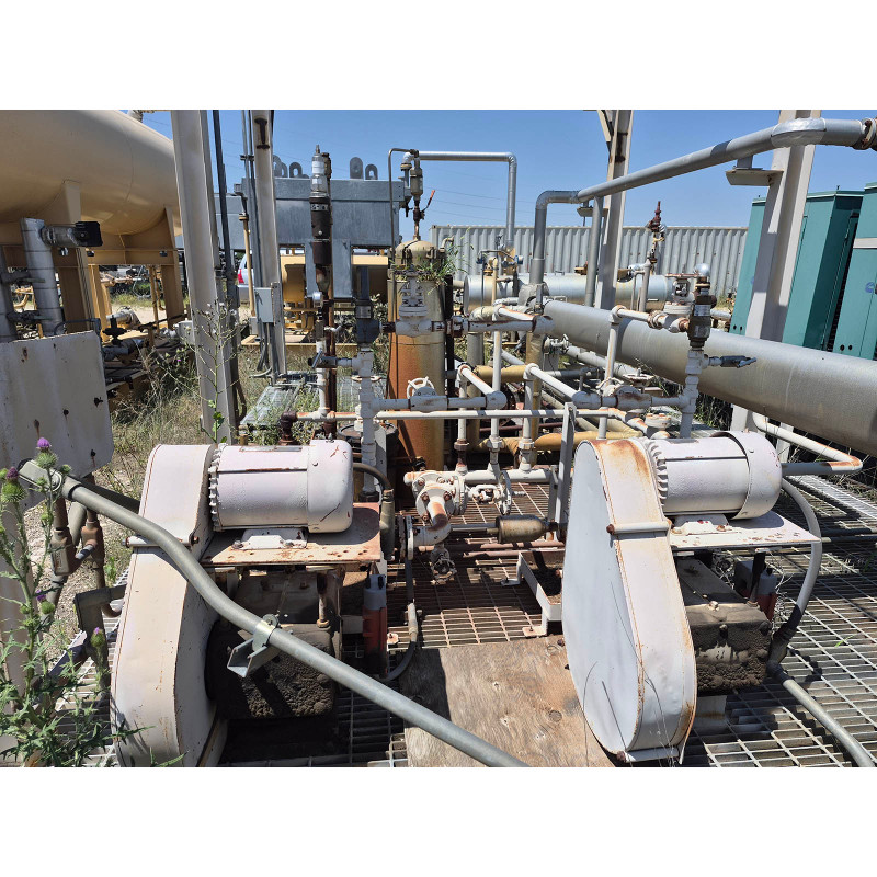 Used Glycol Dehydration Skid | ASME Heat Exchanger, Vessels & Pumps