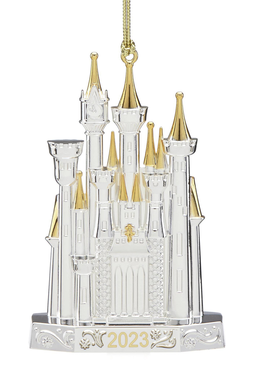 Lenox 2023 Disney Castle Metal Ornament (Year Date 2023) 100 Year