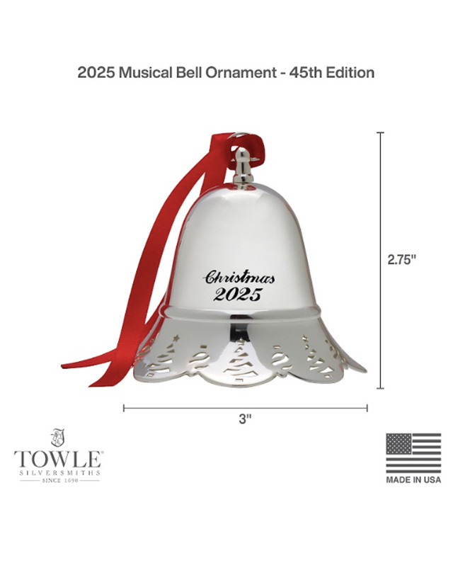 Towle 2025 Musical Bell 45th Edition - Plays We Wish You A Merry