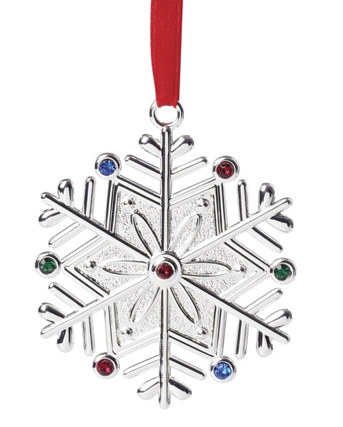 Lenox Jeweled Snowflake Ornament, Charm