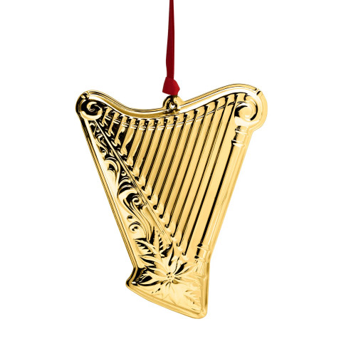 (ONLY 1 LEFT: On Sale) Wallace 2024 Gold Plated Musical Harp