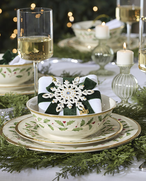 Lenox 2026 Annual Gemmed Snowflake Ornament