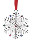 Lenox Jeweled Snowflake Ornament, Charm