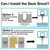 Deck Combo Pool Basketball & Volleyball Set - Clear