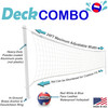 Deck Combo Pool Basketball & Volleyball Set - Clear