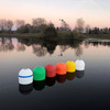 Solar Powered Self-Illuminating Buoy With Light Engine - 20" -  Mooring (white & blue)