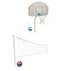 Deck Combo Pool Basketball & Volleyball Set - White