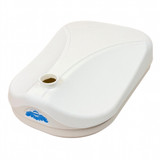 H2O Hoop water-filled base for pool basketball hoop with molded curves and threaded fill port