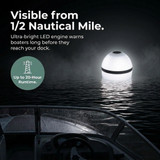 Solar Powered Self-Illuminating Buoy With Light Engine - 20" -  White