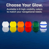 Solar Powered Self-Illuminating Buoy With Light Engine - 14" - Green