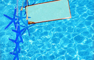 Why are swimming pools blue?