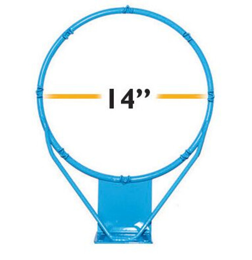 Clear Hoop Jr. Stainless 14 in - RIM900 - Pool Basketball Rims Clear Hoop Jr. Stainless 14 in - RIM900 - Pool Basketball Rims