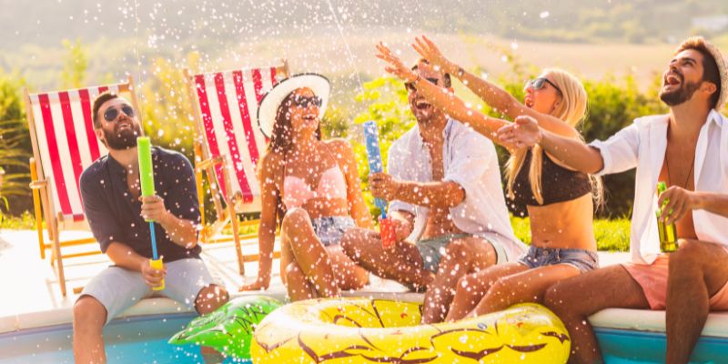 The Perfect Fall Pool Party