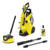 Kärcher K4 130 bar pressure washer with PremiumFlex hose, trigger gun, lances and T5 surface cleaner