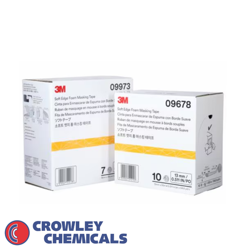 3M Soft Edge Foam Masking Tape 09678 roll for automotive painting