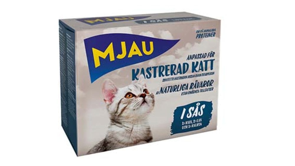 Multibox Bitar i Sås Kastrerad Katt