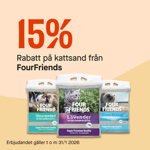 15% FourFriends kattsand