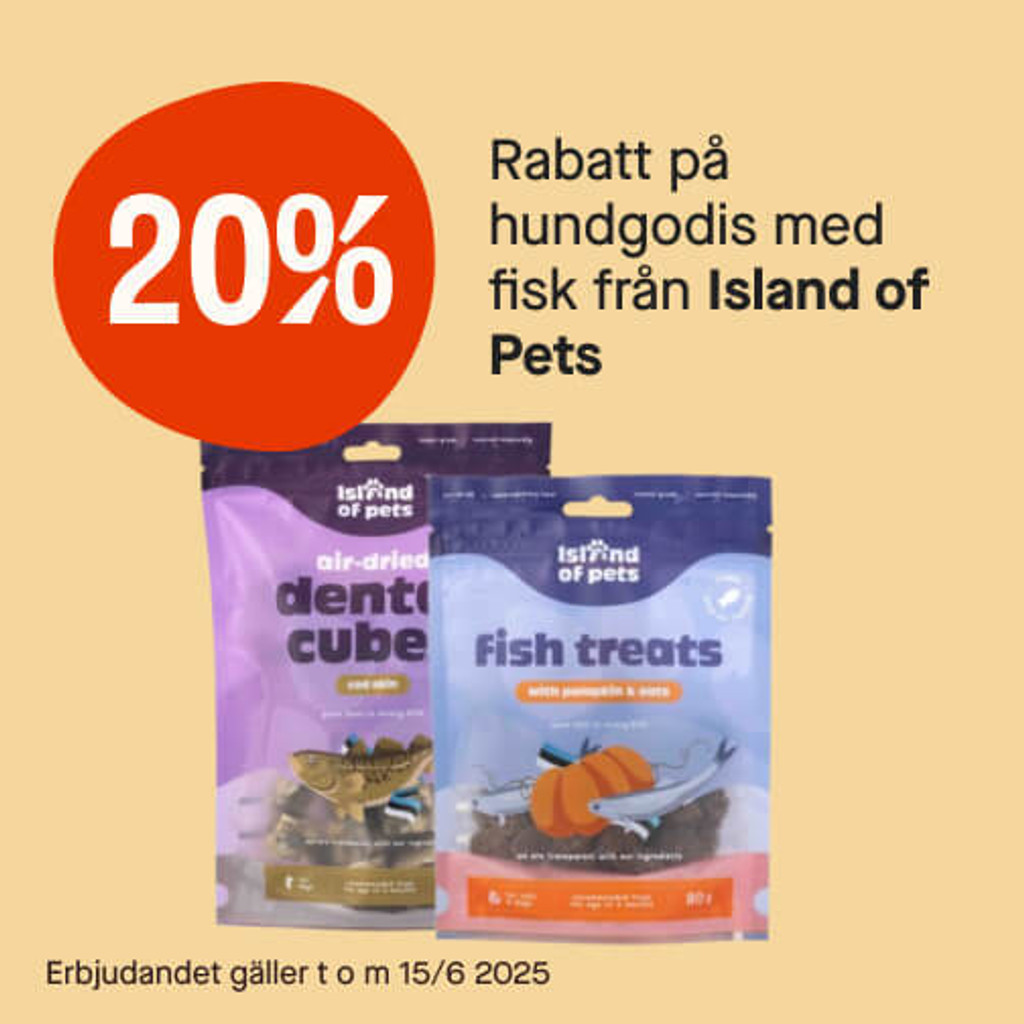 20% hundgodis med fisk