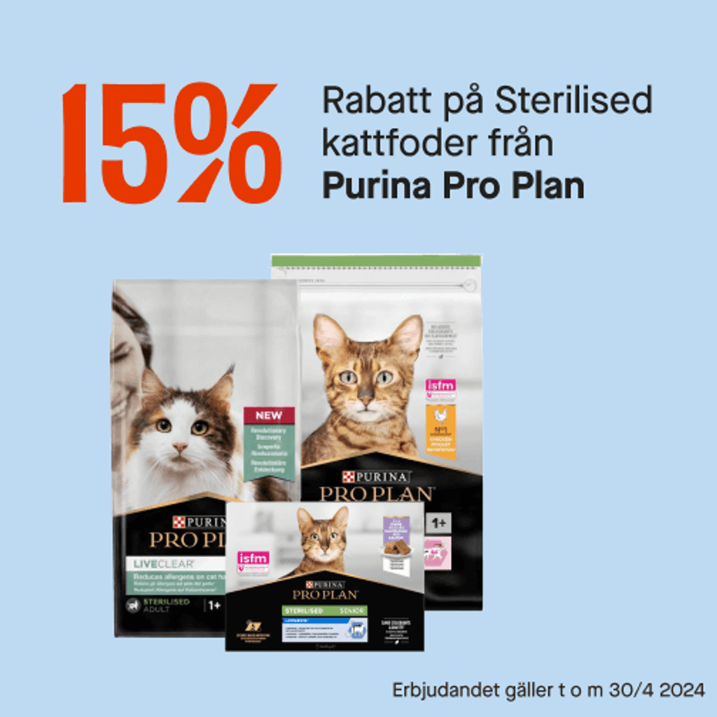 15% Sterilised kattfoder